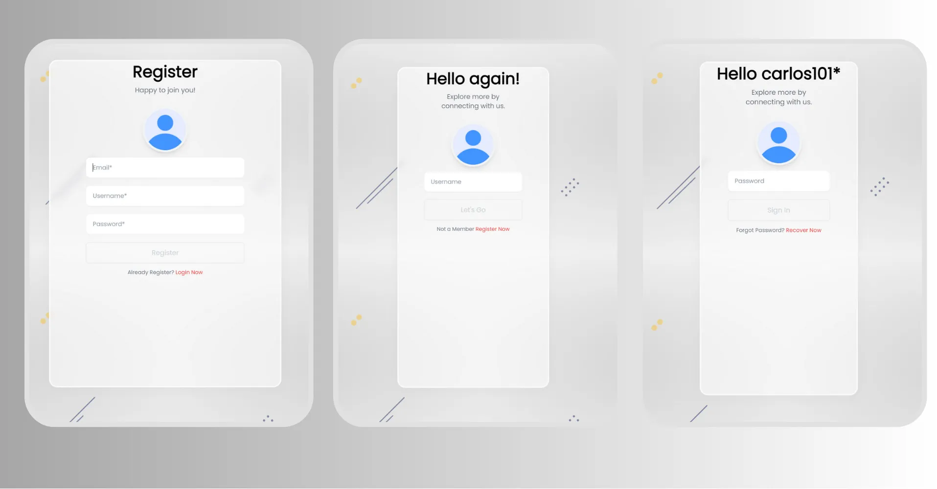 Screenshot of Project Login OTP